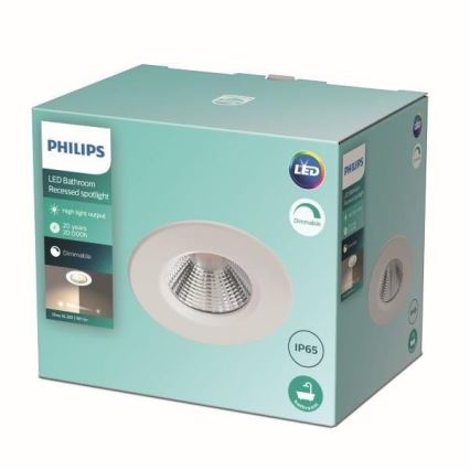 Philips - LED Stmívatelné koupelnové svítidlo LED/5,5W/230V 2700K IP65