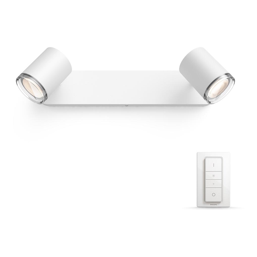 Philips - LED Stmívatelné koupelnové svítidlo Hue ADORE 2xGU10/5,5W IP44