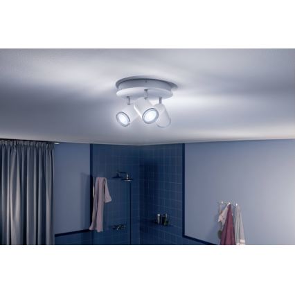 Philips - LED Stmívatelné koupelnové svítidlo Hue ADORE 3xGU10/5W/230V IP44 + dálkové ovládání