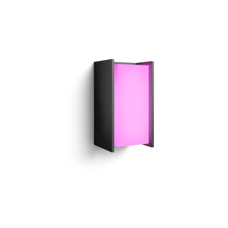 Philips - LED Stmívatelné venkovní nástěnné svítidlo Hue TURACO White And Color Ambiance 1xE27/8,1W/230V 1000-20000K