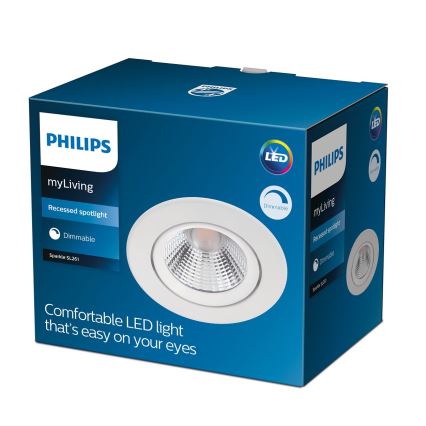 Philips - LED Stmívatelné podhledové svítidlo LED/5,5W/230V 2700K