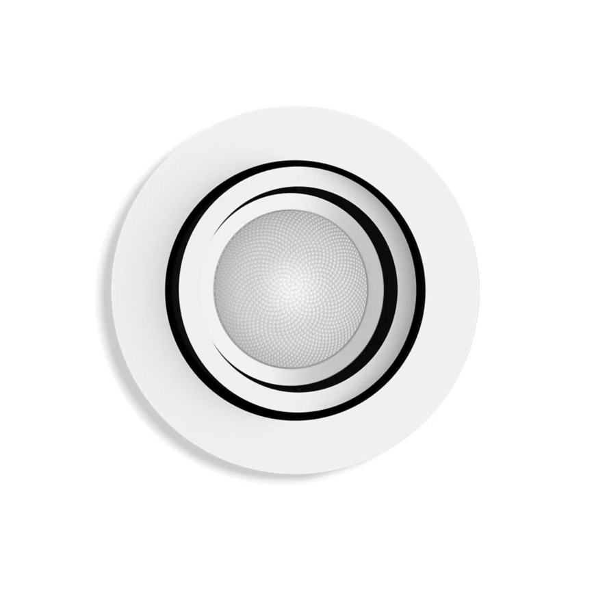Philips - LED Stmívatelné podhledové svítidlo Hue MILLISKIN 1xGU10/4,2W/230V 2200-6500K bílá