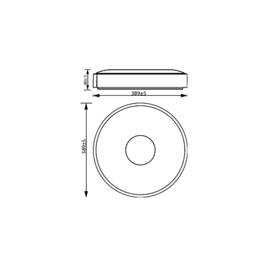 Philips - LED Stmívatelné stropní svítidlo COINER SCENE SWITCH LED/24W/230V 4000K černá