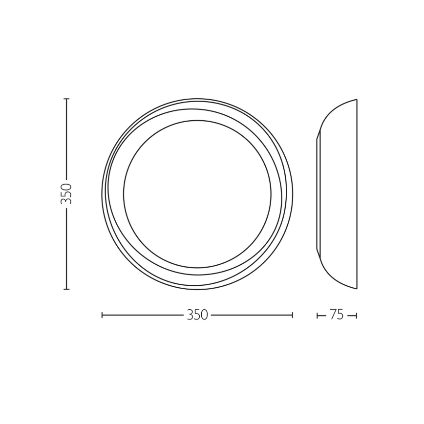 Philips - LED Stmívatelné stropní svítidlo FLETA SCENE SWITCH LED/10W/230V 2700K bílá