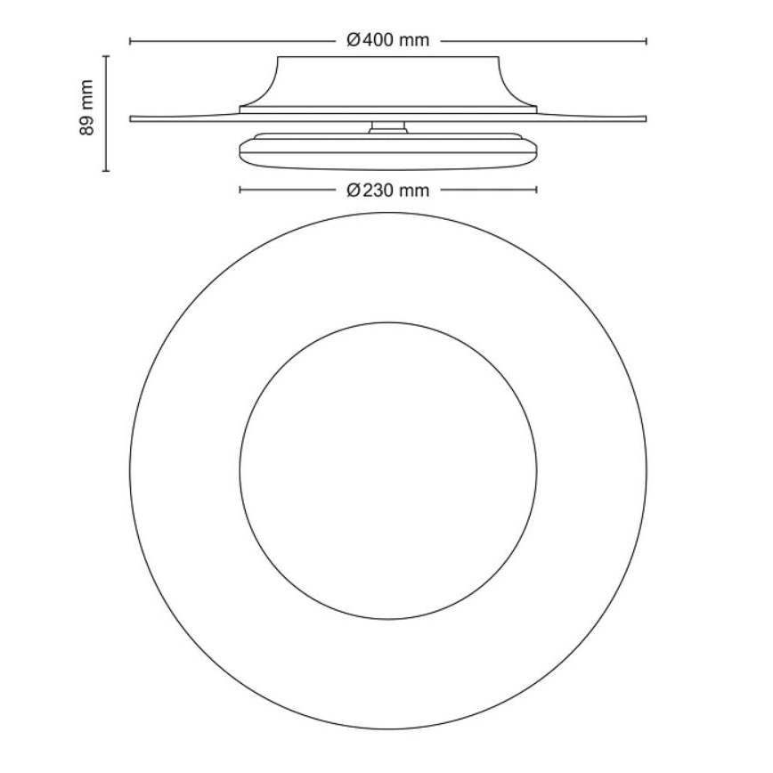 Philips- LED Stmívatelné stropní svítidlo SCENE SWITCH LED/30W/230V 2700K stříbrná