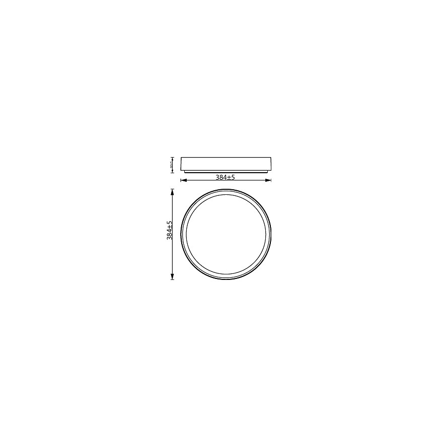 Philips - LED Stmívatelné stropní svítidlo HANNO LED/24W/230V 2700K černá