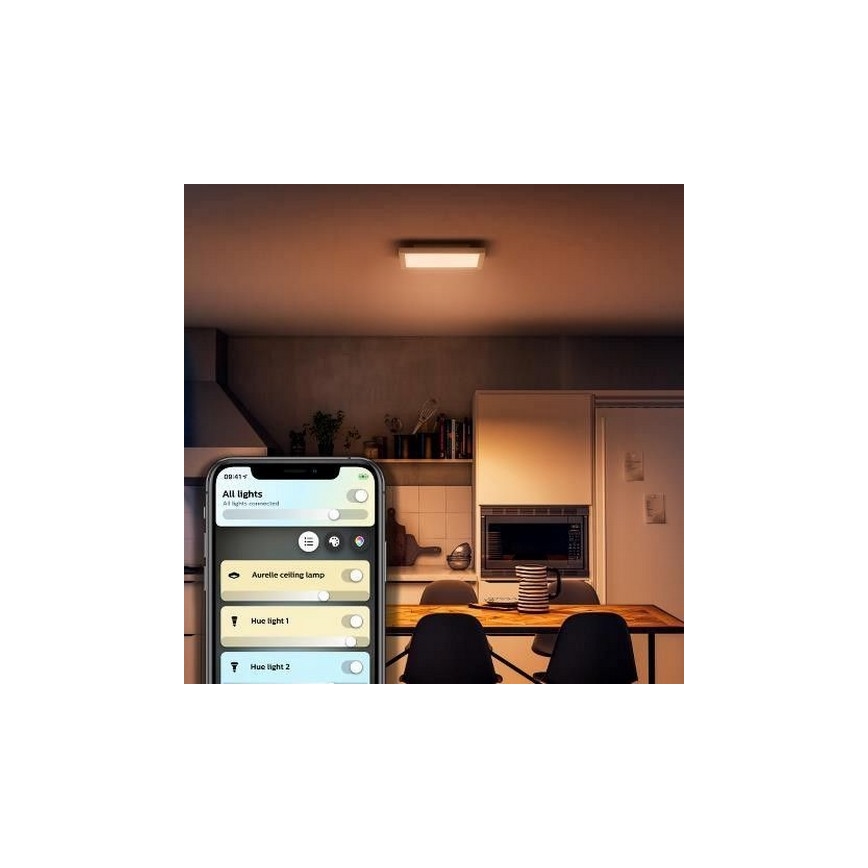 Philips - LED Stmívatelné stropní svítidlo Hue LED/19W/230V 2200-6500K + dálkové ovládání