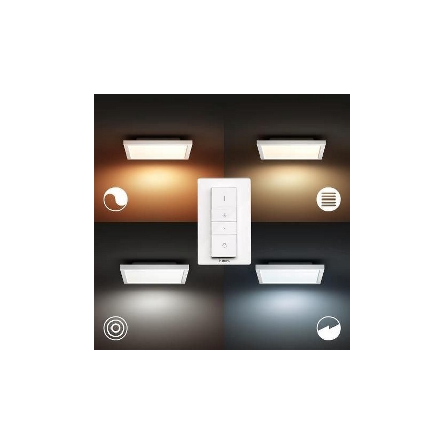 Philips - LED Stmívatelné stropní svítidlo Hue LED/19W/230V 2200-6500K + dálkové ovládání