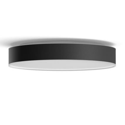 Philips - LED Stmívatelné stropní svítidlo Hue LED/33,5W/230V 2200-6500K pr. 425 mm černá + dálkové ovládání