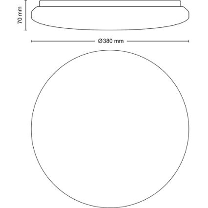 Philips - LED Stmívatelné stropní svítidlo LED/24W/230V 2700-6500K + dálkové ovládání