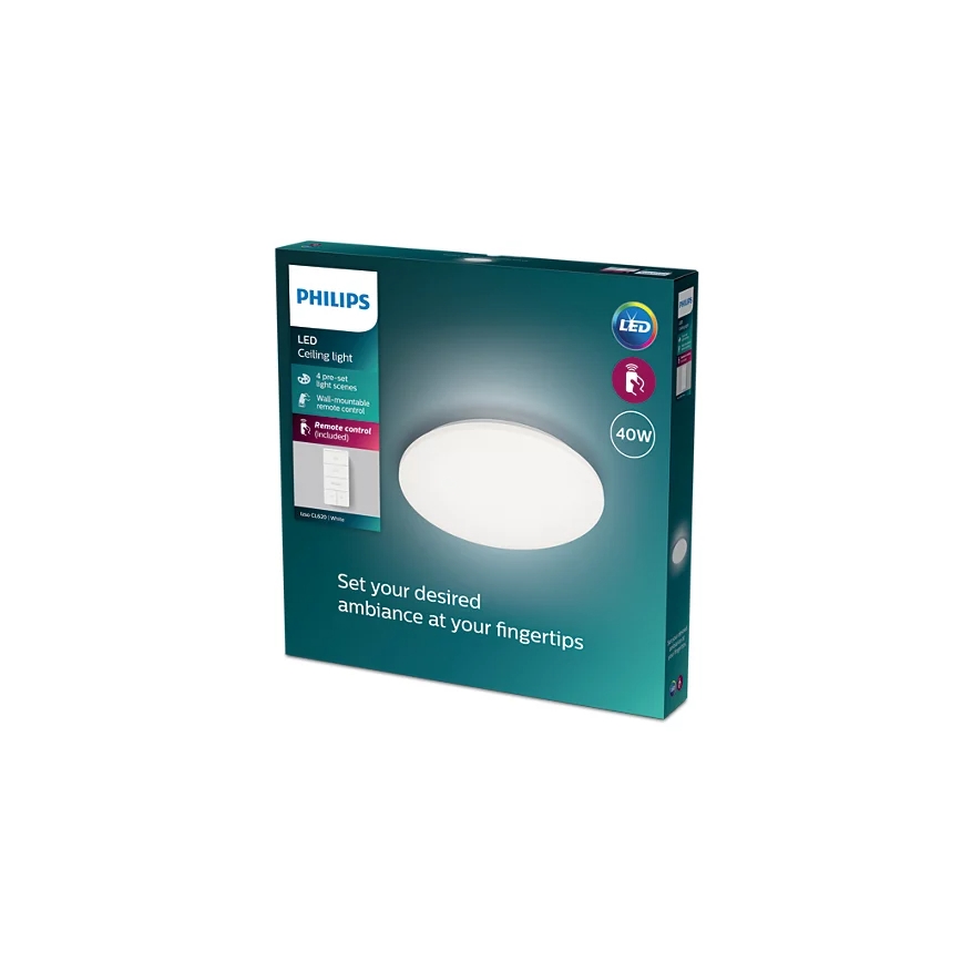 Philips - LED Stmívatelné stropní svítidlo LED/40W/230V 2700-6500K + dálkové ovládání