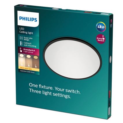 Philips - LED Stmívatelné stropní svítidlo SCENE SWITCH LED/18W/230V