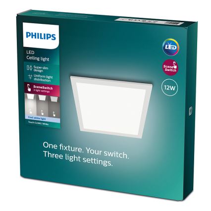 Philips - LED Stmívatelné stropní svítidlo SCENE SWITCH LED/12W/230V 4000K