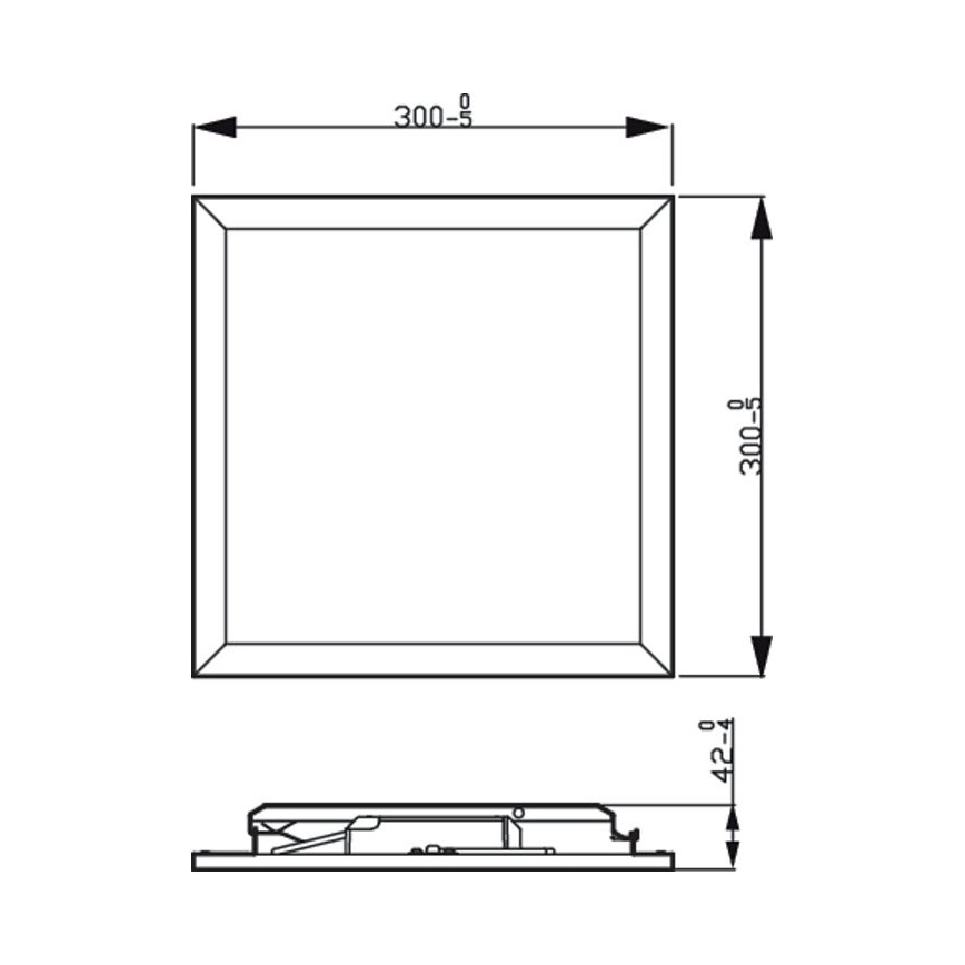Philips - LED Stmívatelné stropní svítidlo SCENE SWITCH LED/12W/230V 4000K