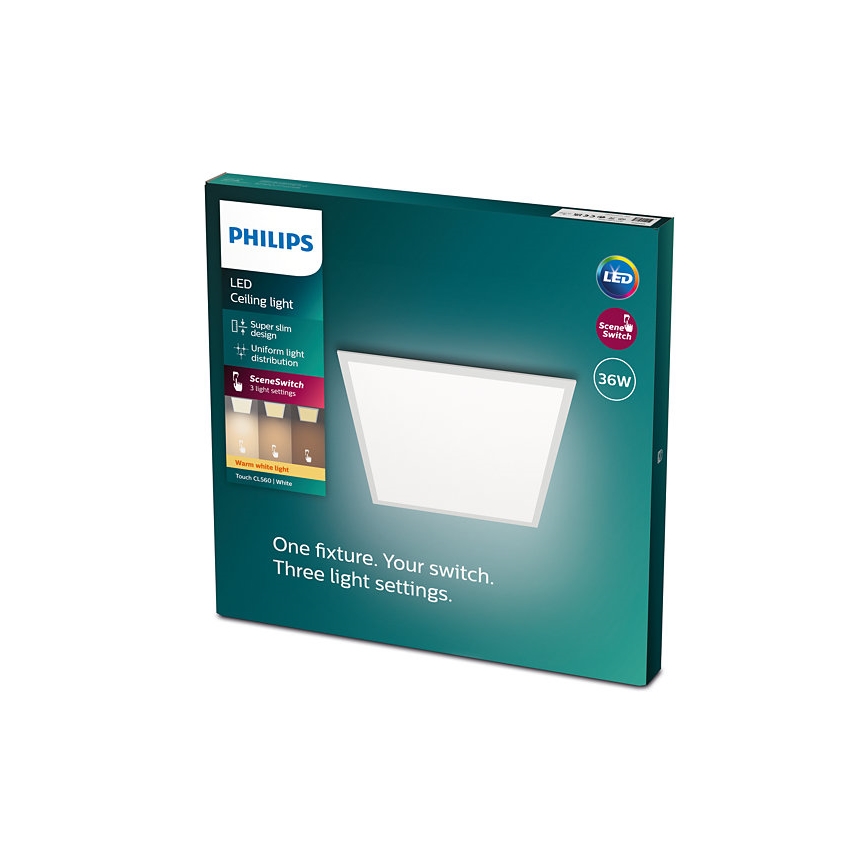 Philips - LED Stmívatelné stropní svítidlo SCENE SWITCH LED/36W/230V 2700K