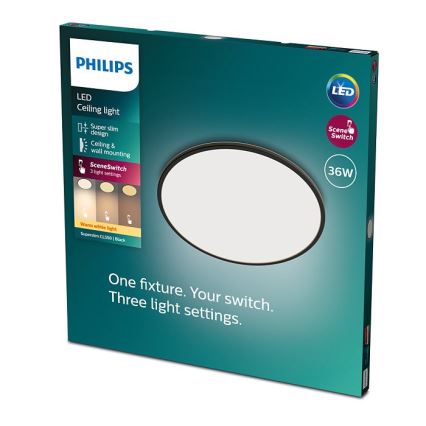 Philips - LED Stmívatelné stropní svítidlo SCENE SWITCH LED/36W/230V