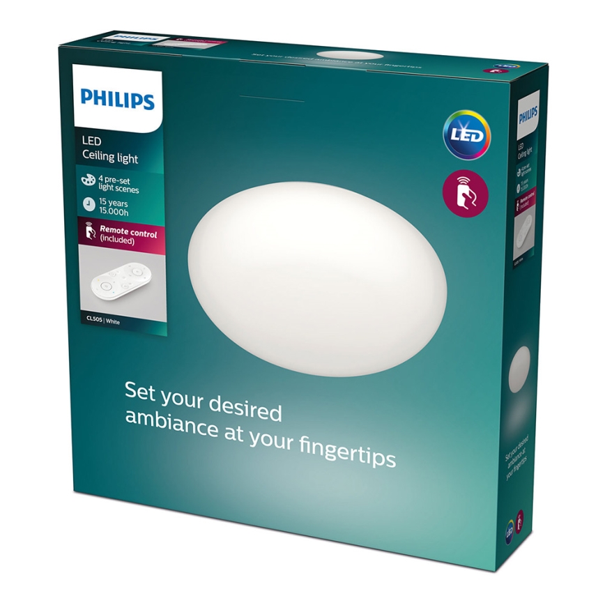 Philips - LED Stmívatelné stropní svítidlo LED/23W/230V + dálkové ovládání