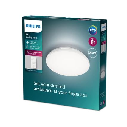 Philips - LED Stmívatelné stropní svítidlo LED/24W/230V 2700-6500K + dálkové ovládání