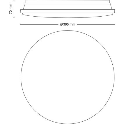 Philips - LED Stmívatelné stropní svítidlo LED/24W/230V 2700-6500K + dálkové ovládání