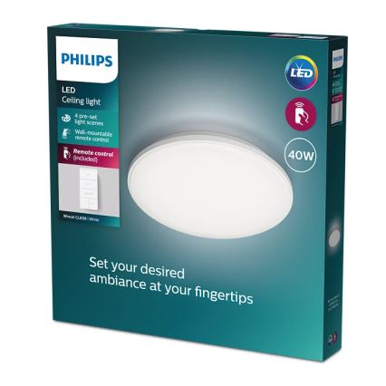 Philips - LED Stmívatelné stropní svítidlo LED/40W/230V 2700-6500K + dálkové ovládání