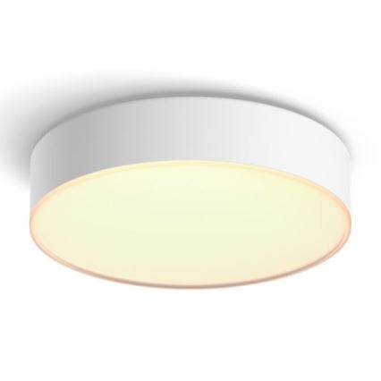 Philips - LED Stmívatelné stropní svítidlo Hue LED/9,6W/230V 2200–6500K pr. 261 mm bílá + dálkové ovládání