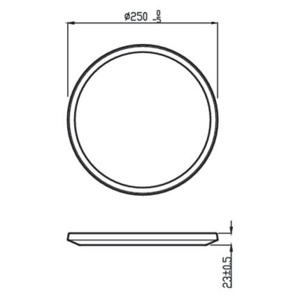 Philips - LED Stmívatelné venkovní svítidlo SUPERSLIM SCENE SWITCH LED/15W/230V IP54 bílá