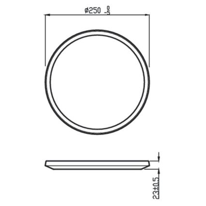 Philips - LED Stmívatelné venkovní svítidlo SUPERSLIM SCENE SWITCH LED/15W/230V IP54 bílá