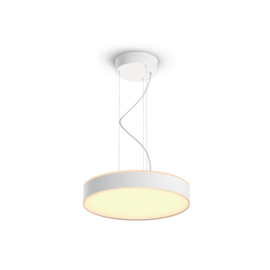 Philips - LED Stmívatelný lustr na lanku Hue LED/33,5W/230V 2200-6500K bílá + dálkové ovládání