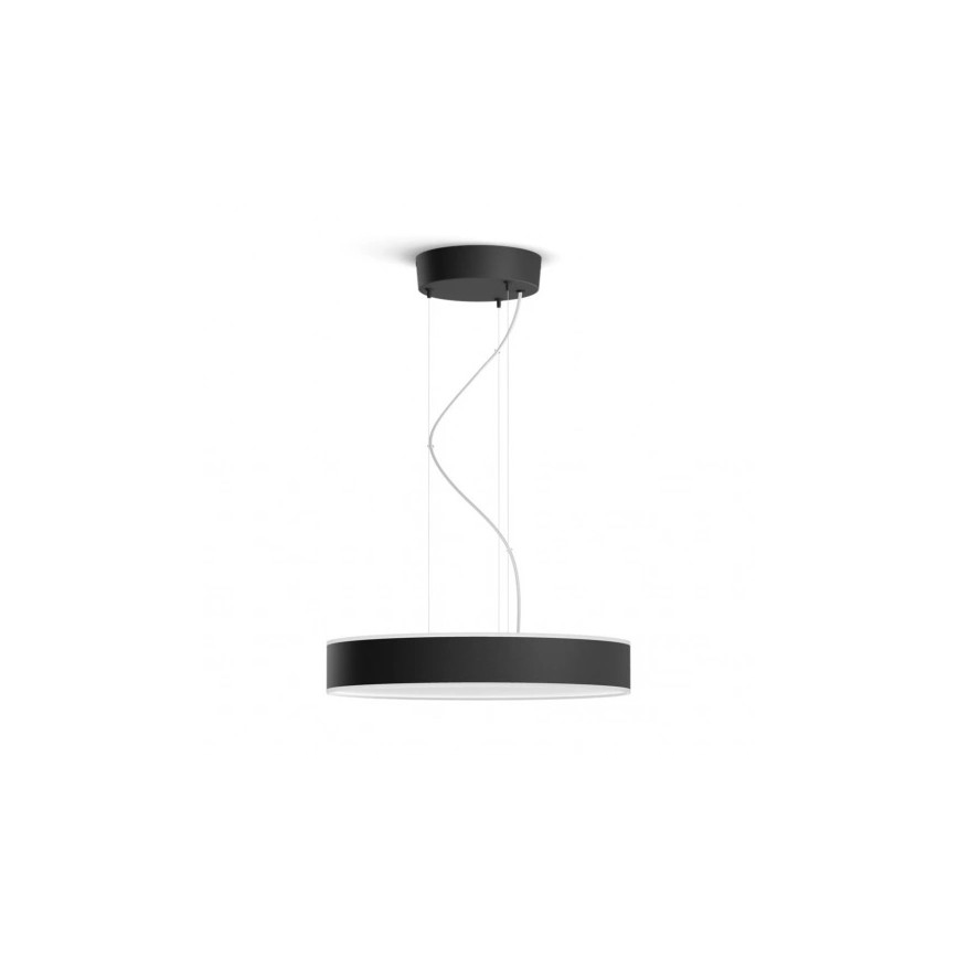 Philips - LED Stmívatelný lustr na lanku Hue LED/33,5W/230V 2200-6500K černá + dálkové ovládání