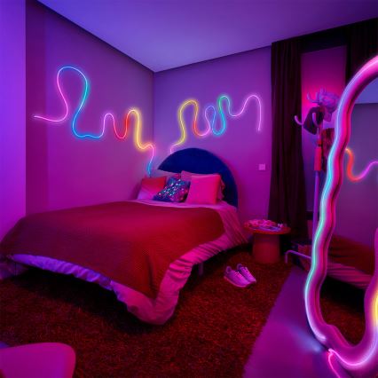 Philips - LED RGBIC Stmívatelný pásek SMART NEON FLEX 10m LED/45W/230V 2700-6500K Wi-Fi
