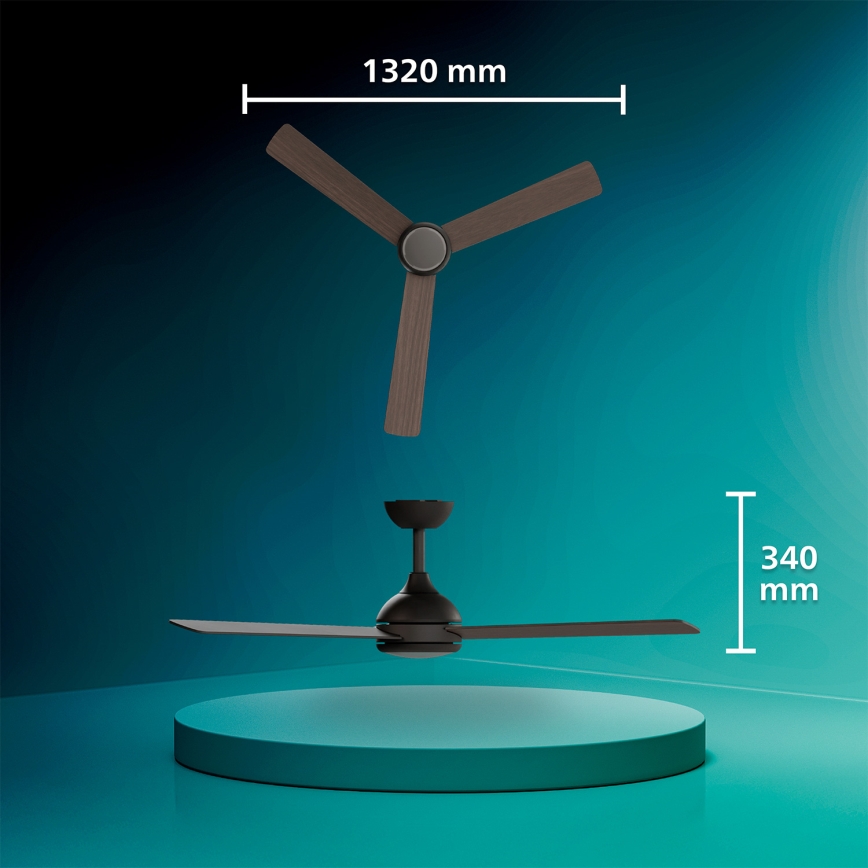 Philips - LED Stmívatelný stropní ventilátor CIVX LED/24W/230V + dálkové ovládání