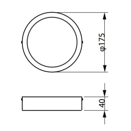 Philips - LED Stropní svítidlo LEDINAIRE LED/10,5W/230V 3000K IP40