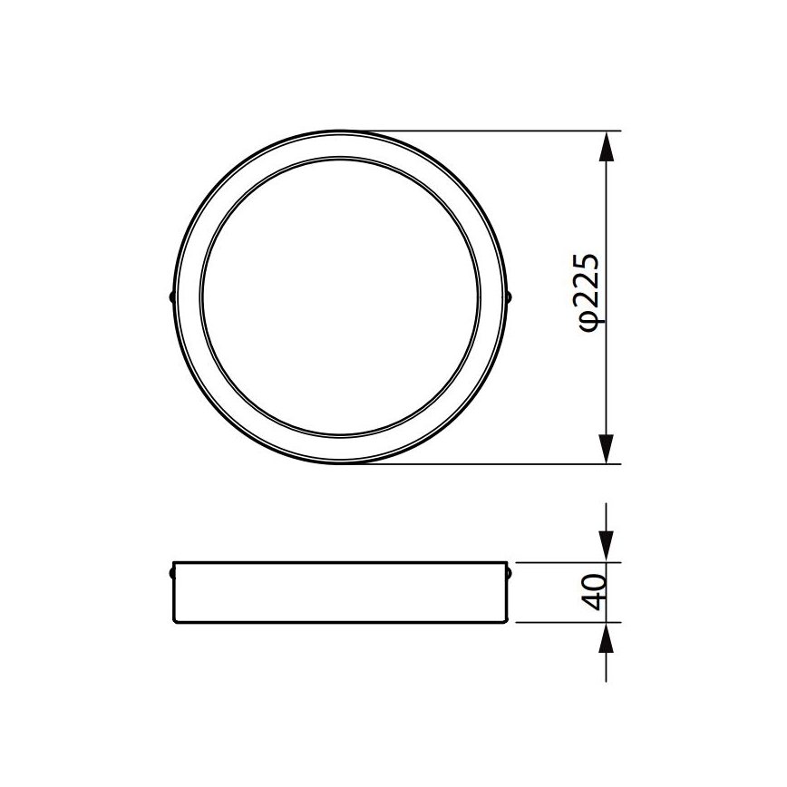 Philips - LED Stropní svítidlo LEDINAIRE LED/19,5W/230V 3000K IP40