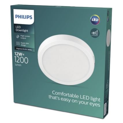 Philips - LED Stropní svítidlo LED/12W/230V 2700K bílá