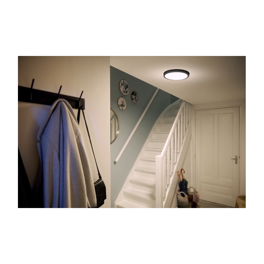 Philips - LED Stropní svítidlo LED/12W/230V 2700K černá