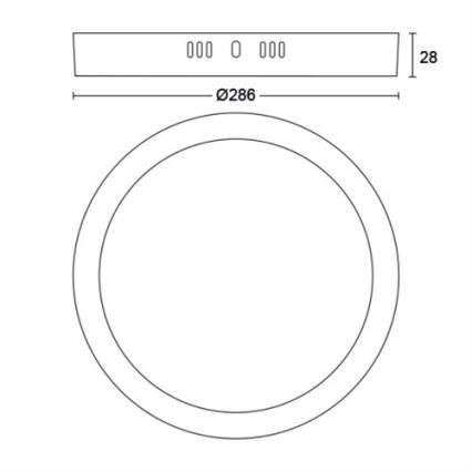 Philips - LED Stropní svítidlo LED/20W/230V 2700K bílá