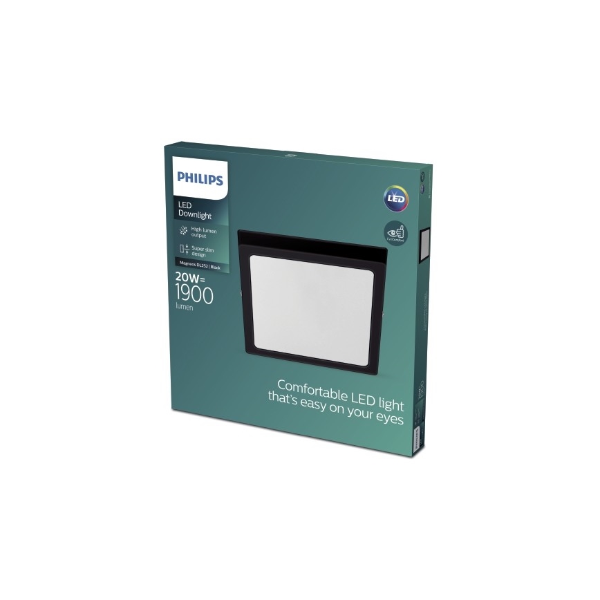 Philips - LED Stropní svítidlo LED/20W/230V 2700K černá