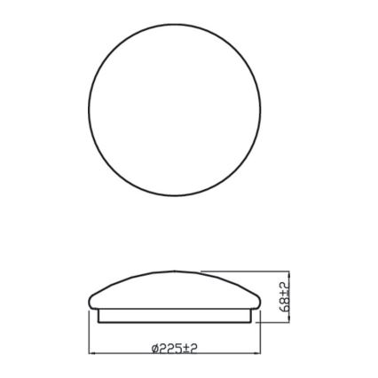 Philips - LED Stropní svítidlo MOIRE CL200 LED/6W/230V