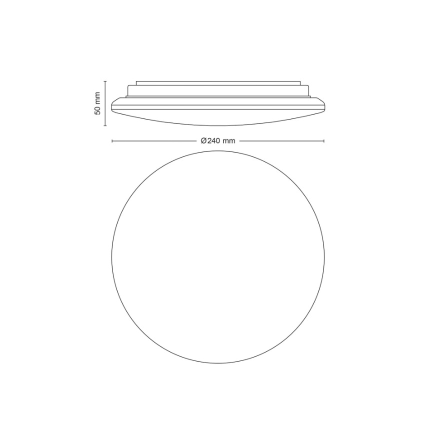 Philips - LED Stropní svítidlo MOIRE LED/10W/230V 2700K pr. 24 cm
