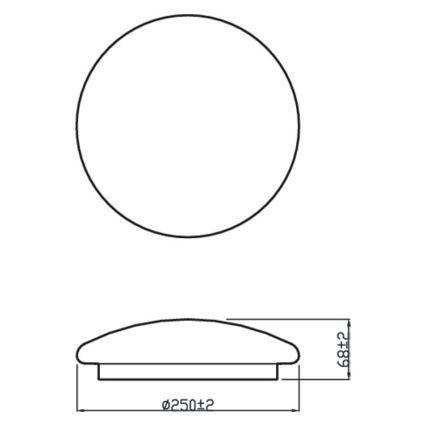 Philips - LED Stropní svítidlo MOIRE LED/10W/230V