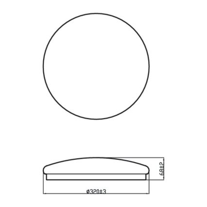 Philips - LED Stropní svítidlo MOIRE LED/17W/230V