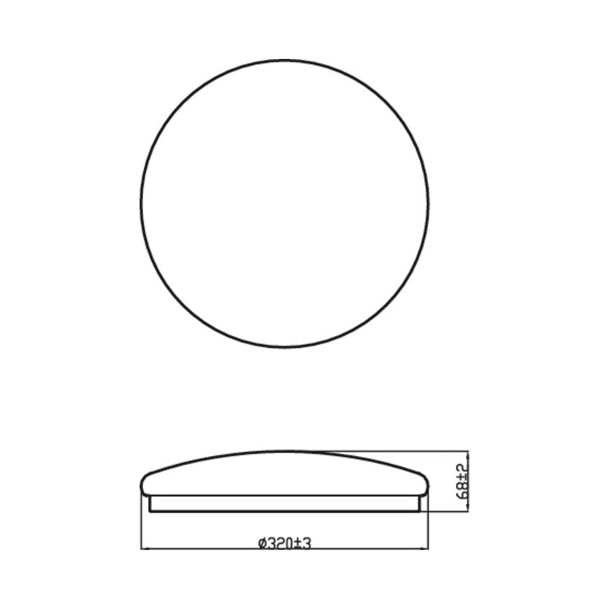 Philips - LED Stropní svítidlo MOIRE LED/17W/230V