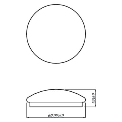 Philips - LED Stropní svítidlo MOIRE LED/6W/230V