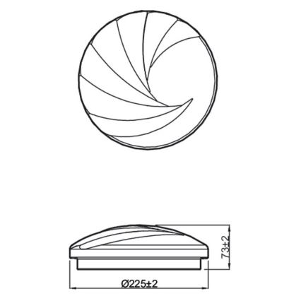 Philips - LED Stropní svítidlo SHORE LED/6W/230V