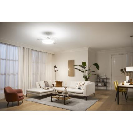 Philips - LED Stropní ventilátor LED/35W/230V 5500/4000/2700K bílá + dálkové ovládání