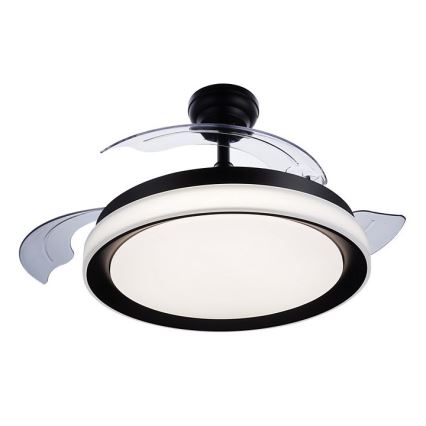 Philips - LED Stropní ventilátor LED/35W/230V 5500/4000/2700K černá + dálkové ovládání