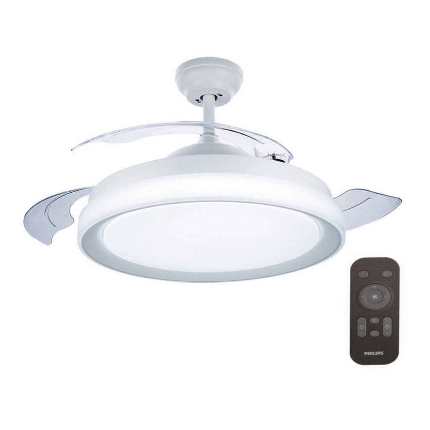 Philips - LED Stropní ventilátor LED/35W/230V 5500/4000/2700K bílá + dálkové ovládání