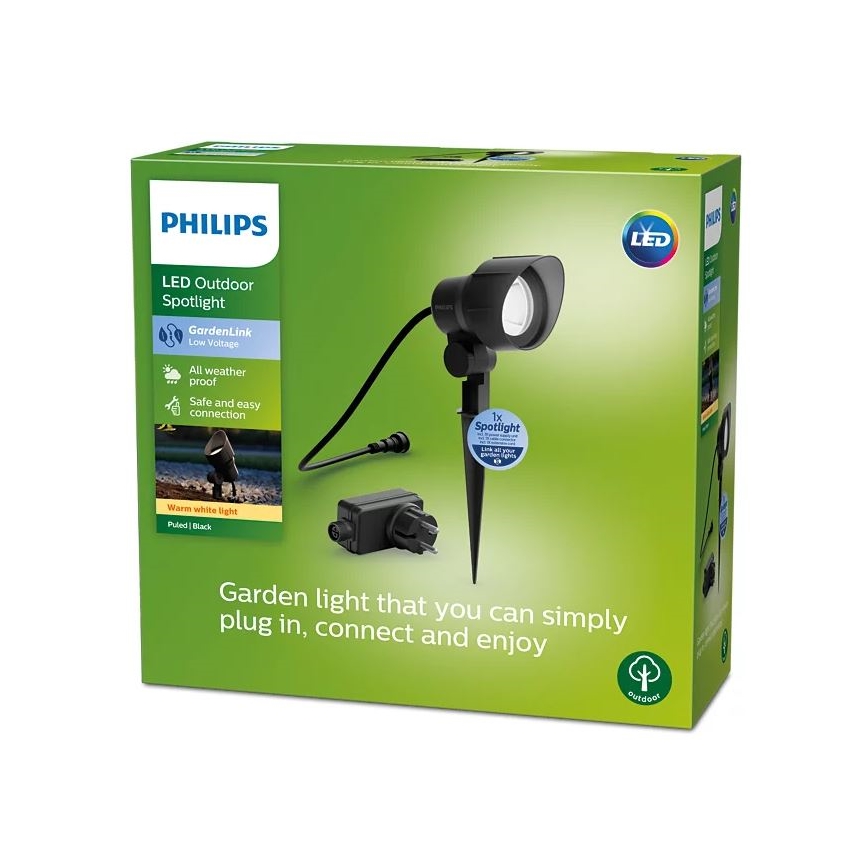 Philips - LED Venkovní bodové svítidlo LED/24W/230V 2700K IP44