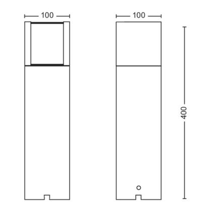 Philips - LED Venkovní lampa LED/6W/12V 4000K IP44