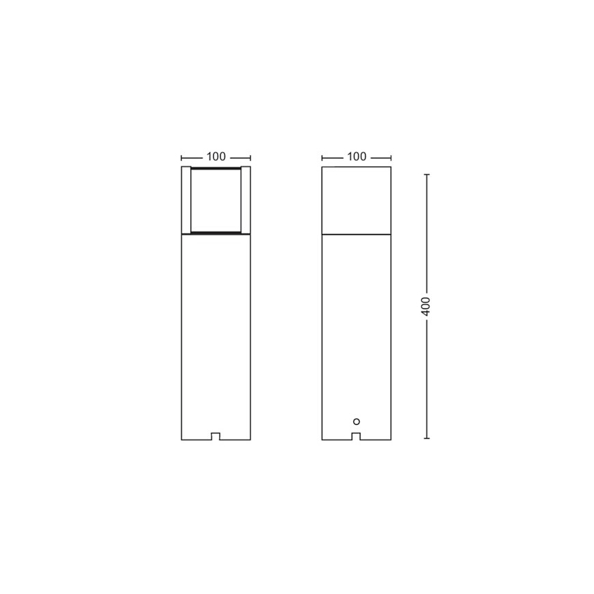 Philips - LED Venkovní lampa LED/6W/12V 2700K IP44